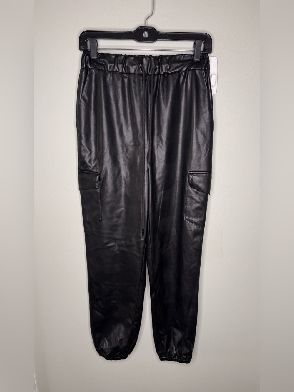 Lovers and Friends Aritzia Women’s Black Faux Leather Pull On Jogger Pants - XS